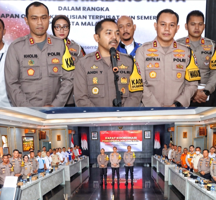 Polres Batu Gelar Rakor Kesiapan Operasi Lilin Semeru 2024