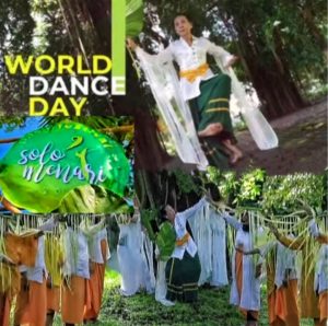 Daun Menari Dalam Gelaran Tari Serentak Solo Menari Pada Festival Tari Dunia